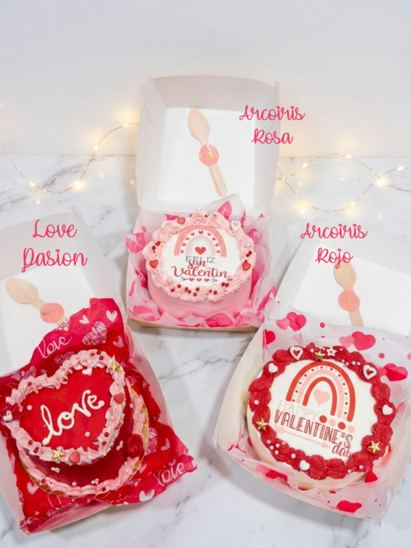 🍥Bento Cakes de San Valentín